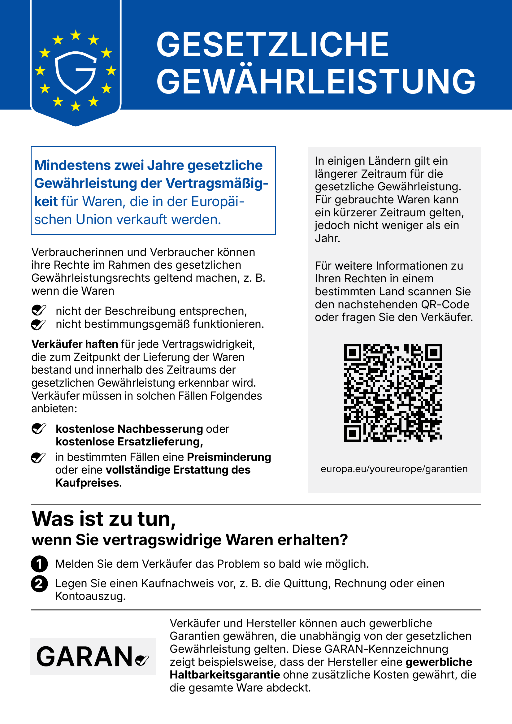Gewährleistung